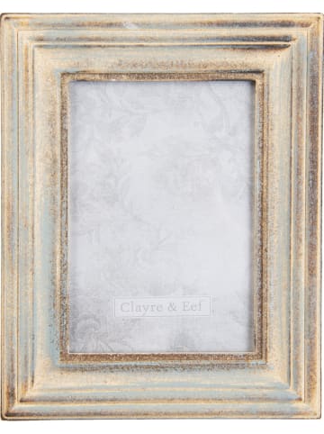 Clayre & Eef Ramka w kolorze beżowym na zdjęcia - 19 x 24 cm