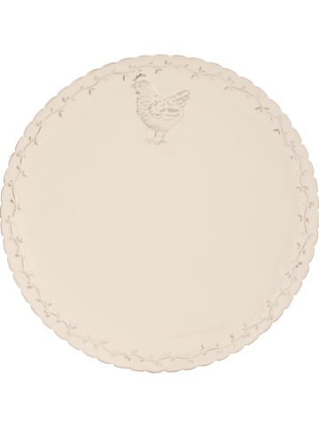 Clayre & Eef Dinerbord crème - Ø 26 cm