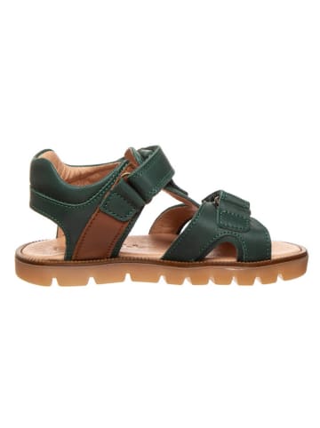 BO-BELL Leder-Sandalen in Grün