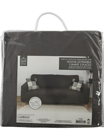 THE HOME DECO FACTORY Pokrowiec w kolorze czarnym na sofę
