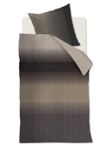 Beddinghouse Bettwäsche-Set "Duco" in Anthrazit/ Beige