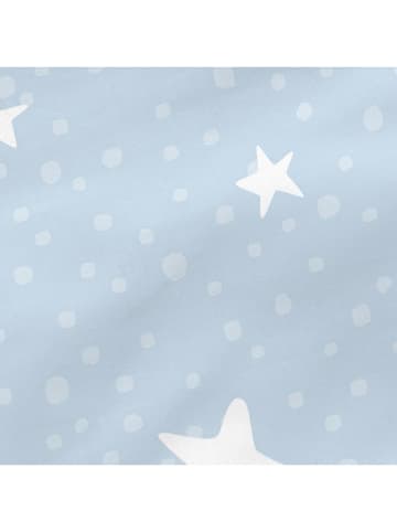 Basic Kids Poszewka "Gwiazdki" w kolorze błękitnym na poduszkę
