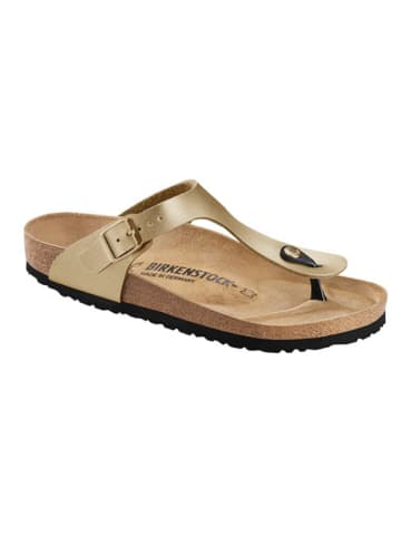 Birkenstock Zehentrenner "Gizeh" in Gold - Weite N