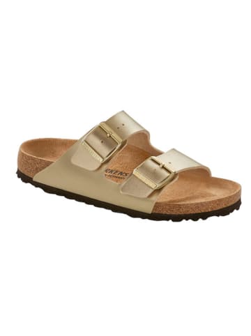 Birkenstock Klapki "Arizona" w kolorze złotym