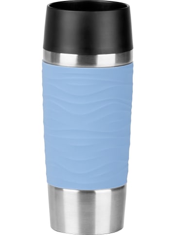 Emsa Isoleerbeker "Travel Mug" lichtblauw - 360 ml