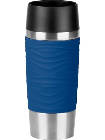Emsa Isolierbecher "Travel Mug" in Blau - 360 ml