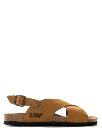 Sunbay Sandały "Vidono" w kolorze jasnobrązowym