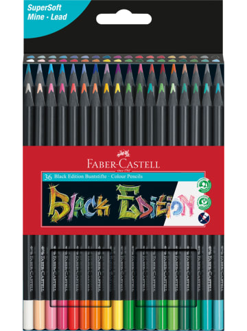 Faber-Castell Buntstifte "Black Edition" - 36 Stück