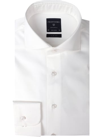 PROFUOMO Blouse - slim fit - wit
