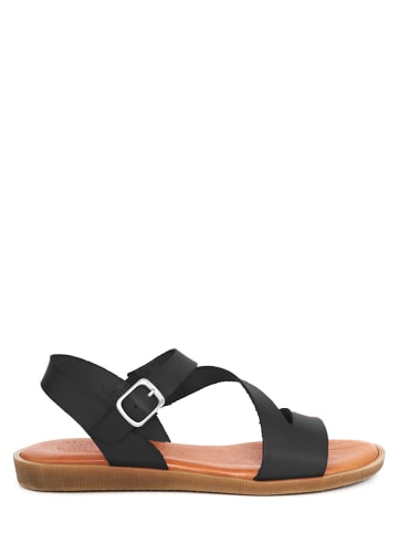 CLKA Leren sandalen zwart