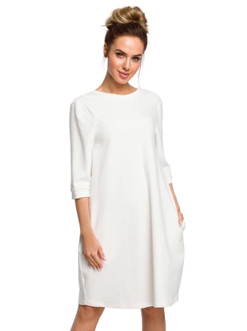 made of emotion Sukienka w kolorze kremowym