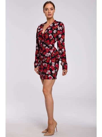 made of emotion Kleid in Dunkelblau/ Rot