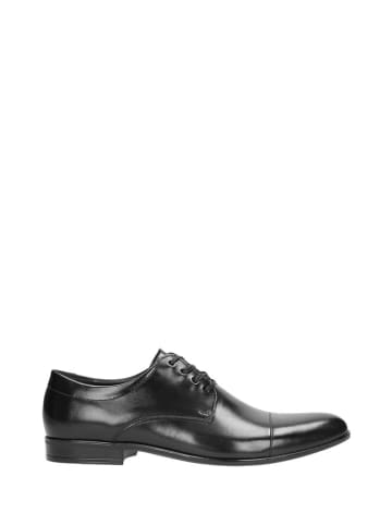 Wojas Leren veterschoenen zwart