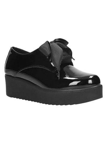 Wojas Leren veterschoenen zwart
