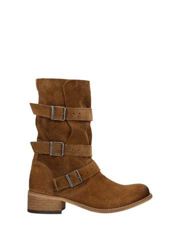 Wojas Leren boots lichtbruin