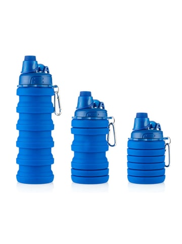 InnovaGoods Trinkflasche "Bentle" in Blau - 500 ml
