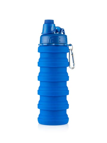InnovaGoods Butelka składana "Bentle" w kolorze niebieskim - 500 ml