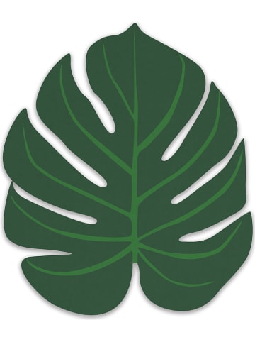 Really Nice Things Tapijt "Monstera" groen - (L)100 x (B)80 cm