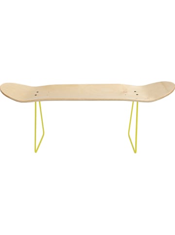 little nice things Bank "Skate" in Natur/ Gelb - (B)79 x (H)30 x (T)20 cm