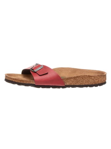 Birkenstock Pantoletten "Madrid" in Rot - Weite S