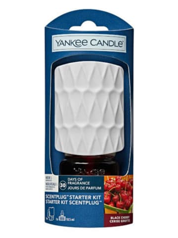 Yankee Candle Elektryczny odświeżacz powietrza - Black Cherry - 18,5 ml