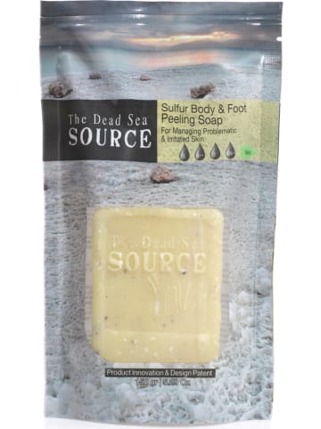 The Dead Sea SOURCE Mydło peelingujące do ciała i stóp "Sulfur Mint" - 150 g