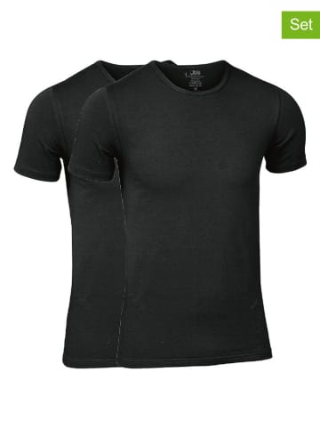 JBS Koszulki (2 szt.) w kolorze czarnym