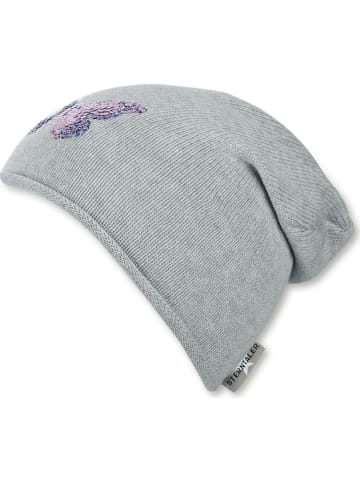 Sterntaler Strickmütze in Grau