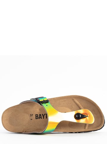 BAYTON Teenslippers "Mercure" oranje/groen