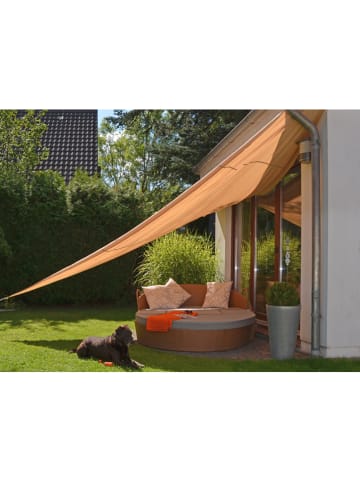 Nature Fellow Sonnensegel in Beige - (L)500 x (B)500 cm