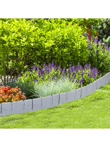 Garden Hero 10-delige set: borderranden grijs - (L)25,5 x (B)23 cm