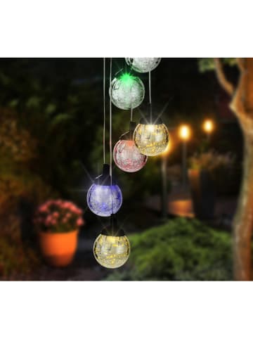 Garden Hero Solarne dzwonki wiatrowe LED z funkcją zmiany kolorów - wys. 60 x Ø 6,5 cm