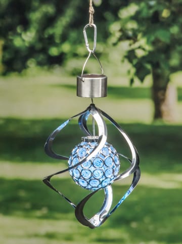 Garden Hero Ledsolarwindgong met kleurwisselfunctie - (H)23 x Ø 16 cm