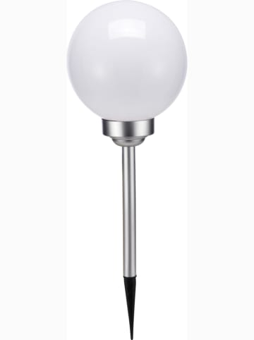 Profigarden Solarna lampa ogrodowa LED w kolorze białym - Ø 20 cm