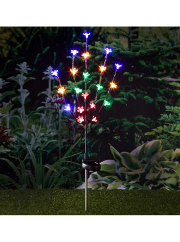 Garden Hero LED-Solar-Gartenstecker "Kirschblüte" in Bunt - (B)15 x (H)80 cm