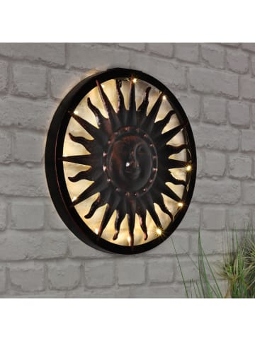 Garden Hero LED-Solar-Wandlicht "Sonne" in Warmweiß - Ø 40 cm