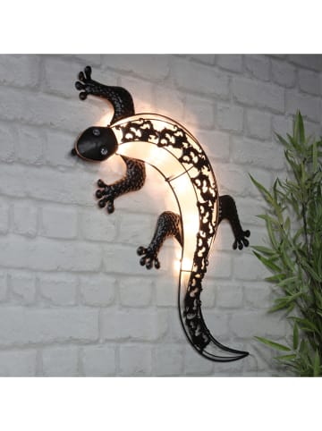 Profigarden LED-Solar-Wandlicht "Gecko" in Warmweiß - (L)72 x (B)30 cm