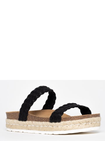 BACKSUN Slippers "Pise" zwart
