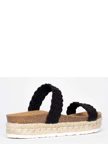 BACKSUN Pantoletten "Pise" in Schwarz