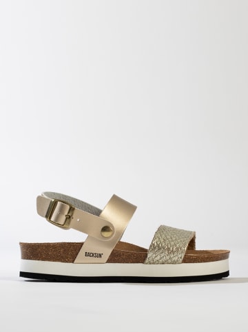 BACKSUN Sandalen "Gaias" in Gold