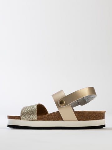 BACKSUN Sandalen "Gaias" in Gold