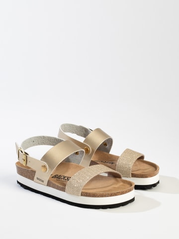 BACKSUN Sandalen "Gaias" in Gold