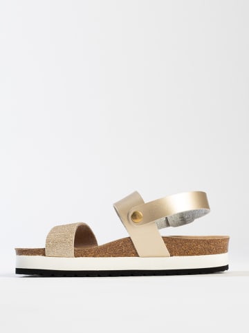 BACKSUN Sandalen "Gaias" in Gold