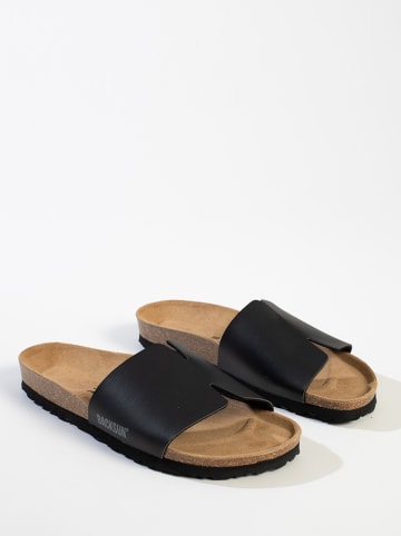 BACKSUN Slippers "Djila" zwart