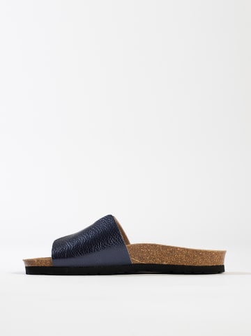 BACKSUN Slippers "Djila" donkerblauw