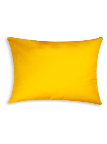 EXCELSA Kissen "Trinacria" in Blau/ Gelb - (L)50 x (B)40 cm