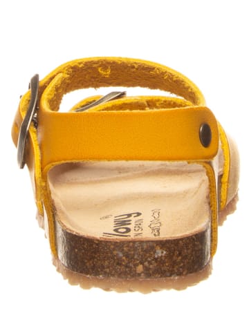 billowy Sandały w kolorze żółtym