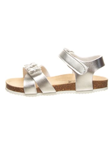 billowy Sandalen in Silber