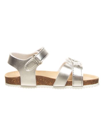 billowy Sandalen in Silber