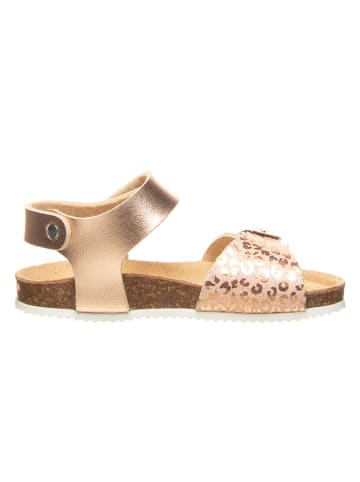 billowy Sandalen in Roségold